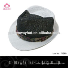 Novo design barato chapéu de papel fedora chapéu